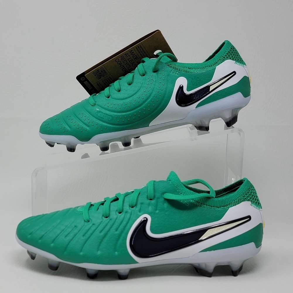 Nike Tiempo Legend 10 Elite FG Soccer Cleats Green HJ7272-300 Men's Size 4 New - Picture 3 of 9